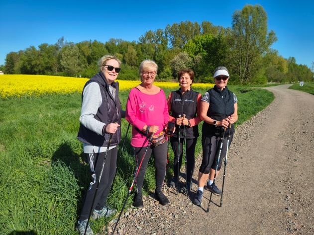 Nordic Walking Gruppe Bild 1